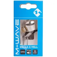 M-Wave bella c-yell mini-bel koper/zilver, doorsnede 30mm