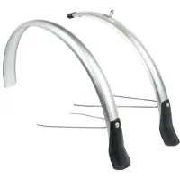 Eurofender Spatbordset elegance 28" x 46 mm - smoke / titanium