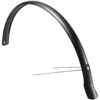 Eurofender Achterspatbord 28" - 51 mm - Mat Zwart - Stabiele Bevestiging - Kunststof