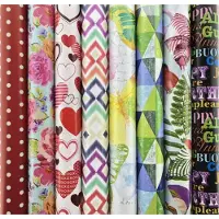 Benza Präsenta Assortiment luxe Cadeaupapier inpakpapier - 200 x 70 cm - 5 rollen