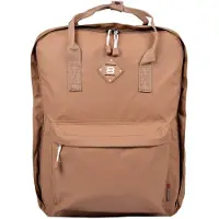 Enrico Benetti Taupe Rugzak: Ruim, Functioneel & Perfect met Laptopvak van Enrico Benetti - 43cmx30cmx10cm - 2 incl.laptop vak en 1