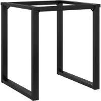 vidaXL Eettafelpoten O-frame 60x60x73 cm staal