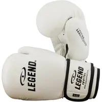 Legend Sports Kinder Bokshandschoenen 4-8 jaar Wit 4oz/6oz PU - Verschillende maten - Gemaakt van skintex - LegendProtect technologie