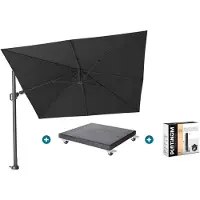 Platinum Challenger Premium T2 3x3 m - Faded Black met Modena voet en hoes