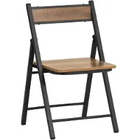 SoBuy Klapstoel hout/metaal, 150 kg, 46x48x80 cm
