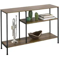 SoBuy Wandtafel - Met 3 Planken - Max. 25 kg - Modern - 120 x 30 x 80 cm