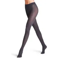 Falke Pure Matt mat half ondoorzichtig 50 Denier panty maillot dames grijs - Maat S-M