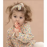 Ducky Beau Meisje Jurk Leopard Colour - Maat 80