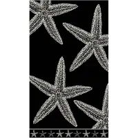 PHLOX Strandlaken - 100% katoen - 90x160 cm - star black