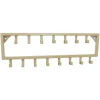 Loft42 Bono Kapstok – Beige – Metaal – 15 haken - 80x26x4