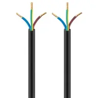 Universal Elektrakabel 3-aderig | 3x 1,50mm | zwart | 5 meter