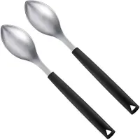 Triangle Quenelle Lepelset Klein - Perfect voor 6 cm Quenelles - Duurzaam Handvat