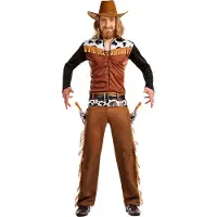 Boland - Kostuum Cowboy Austin (S) - Volwassenen - Cowboy - Western - Wilde Westen