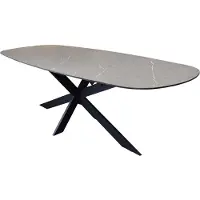 AVH-Collectie San Francisco dining tuintafel 240x100xH76 cm keramiek antraciet