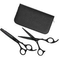 Olivia Garden Kappersschaar Xtreme 5.75 + 6.35 Thinner Set Matt Black