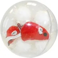 Happy pet luxury kerstbal met muizen 10x10x10 cm
