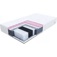 FDM IVREA MAX Matras 100x200 cm - Hoogte 28 cm H3 en H5 - Multi Pocketvering Matrassen - Dubbelzijdig - 7 zones - Antiallergisch