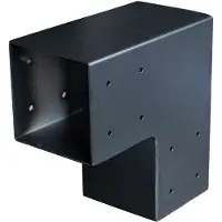 Tuindeco Paalverbinder 2-weg 90 graden hoek t.b.v 12 cm paal