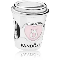 Pandora Jewelry Neem een Pauze Koffiekop Charm - Originele Charm voor Armbanden - Perfect voor Moeder, Zus, Dochter & Meer - Sterling Zilver