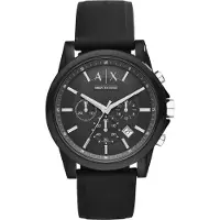 Armani Exchange Analoog horloge grijs / zwart / zilver
