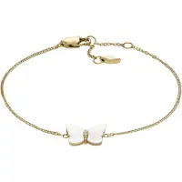 Fossil Armband goud / parelwit