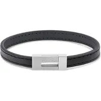 Calvin Klein Armband zwart / zilver