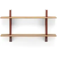 Vitra Rayonnage Mural Japanese red | Natural Oak
