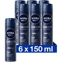 Nivea 6x Deodorant Spray Deep 150 Ml