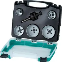 Wolfcraft - BiM Gatenzaag SET - Ø 25–83 mm - 6-delig - 5422000