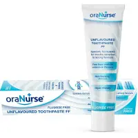OraNurse smaakloze schuimloze Tandpasta Fluoridevrij (voor de leeftijd 0 tot 99 jaar) - smaakloos & schuimloos