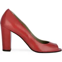 Noë Shoes Nicoline Peeptoe Lipstick