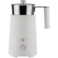 Alessi Plissé melkopschuimer 35 cl Wit