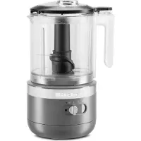 KitchenAid Draadloze Hakmolen 5KFCB519EDG - Houtskoolgrijs