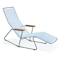 Houe CLICK Zonneschommel Ligstoel Bamboe Armleuningen Stalen Frame