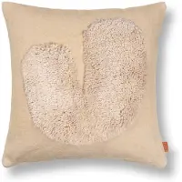 Ferm Living Lay kussen 50x50 cm Sand / Off-white