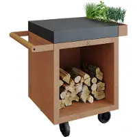 Ofyr | Mise en Place Table Corten 65 PRO | Ceramic Dark Grey