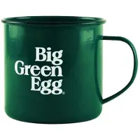 Big Green Egg enamel mug green