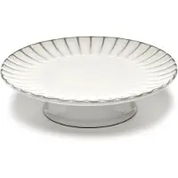 Serax Taartplateau Inku Tableware White L 24 x 24 x 6,5 cm