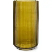 Lyngby Porcelæn vaas 38cm olive green