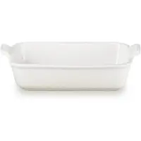 Le Creuset Ovenschaal 26 cm - 2,4 L - Aardewerk - Meringue - Rechthoek