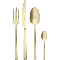 Sambonet Bestekset Rock Antique PVD Champagne (24-Delig)