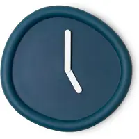 Werkwaardig Round Clock - Wandklok - Dikke wijzers - Diepblauw