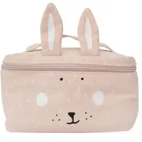 Trixie Lunchtas - Mrs. Rabbit - Koeltas voor kinderen - Met naamlabel - Thermische Tas voor Lunch - Roze - Konijn