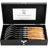 Laguiole Lepels Olijfhout 'Luxury Line'