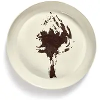 Serax Feast Serveerbord L Off-White|Black Artichoke