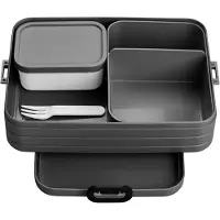 Mepal Bento Lunchbox large - Broodtrommel - 8 boterhammen - Nordic black