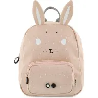 Trixie Rugzak - Mrs. Rabbit - Schooltas Waterafstotend - Boekentas voor Kind - Voor Jongens en Meisjes - Kleine Gymtas - Roze