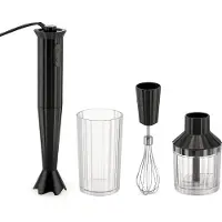 Alessi Staafmixer 4-Delige Set Plisse Black
