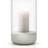 Blomus Calma stormlantaarn Ø12 cm Light grey