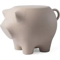 Werkwaardig Bijzetvarken Zand / Sidepig Sand - Design Bijzettafel - mixed materiaal - .
